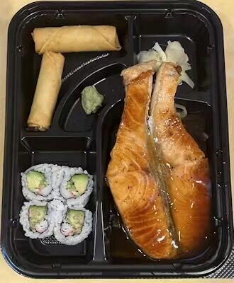 (B6) Salmon Teriyaki Bento